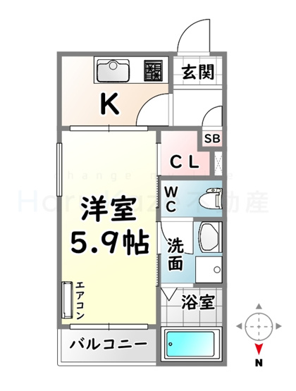 【間取り】 | REGALEST豊田本町【名古屋市賃貸・AL付き】