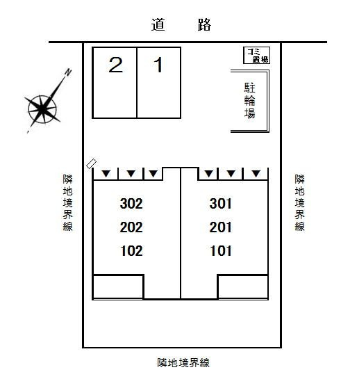 サザンクロスＭⅡＹの区画図