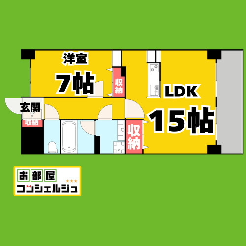 Herencia千代田(エレンシアチヨダ)の間取り
