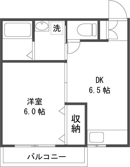 フルール加藤の間取り