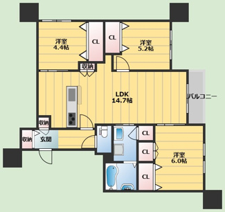 【間取り】 | HEBEL MAISON 中桜塚