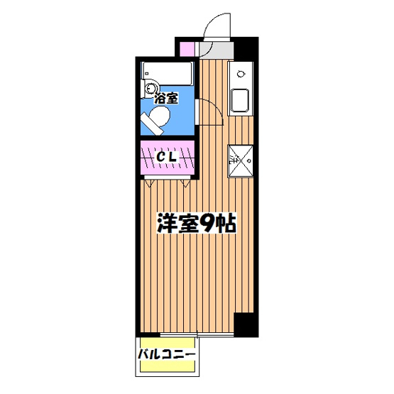 【間取り】 | 第二藤ビル | 反転タイプ