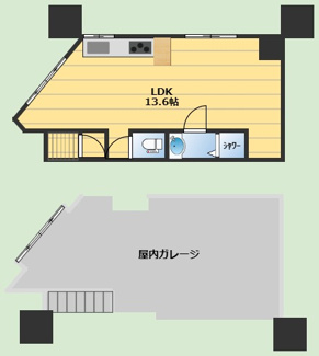 【間取り】 | 池田市城山町4丁目貸家