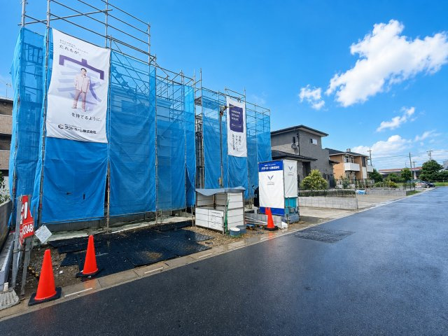 八潮市　西袋　新築戸建　全2棟の外観|落ち着いた雰囲気の外観です
