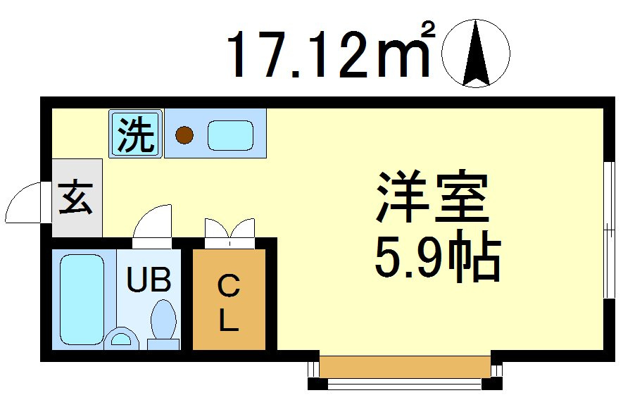世田谷区桜丘５丁目の賃貸マンションの間取り|角部屋2面採光・通風も良好です