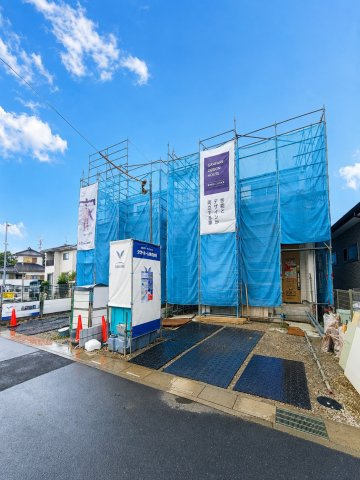 八潮市　西袋　新築戸建　全2棟の外観|落ち着いた雰囲気の外観です