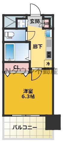 【間取り】 | プレサンス名古屋城前ラバンカ