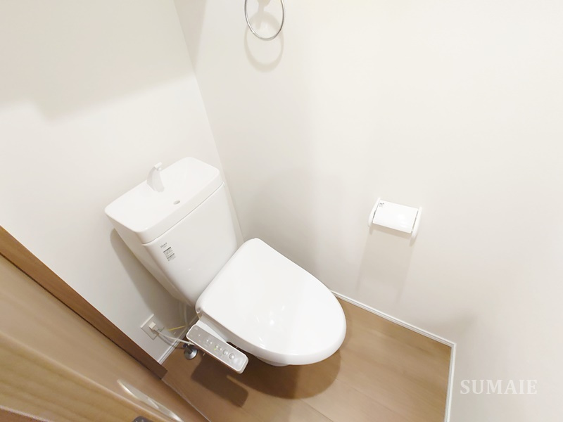 MELLAS志茂Ⅱのトイレ|温水洗浄機能付きトイレです☆