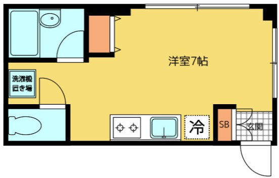 朝日屋ビルの間取り