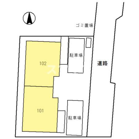 【区画図】 | メゾン　グリシーヌ