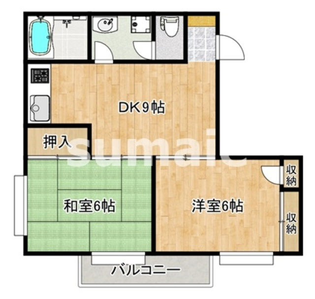 クイーンビルYの間取り|間取り図