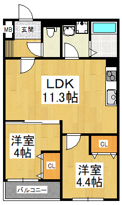 【間取り】 | （仮称）富田林市本町AP新築工事