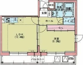 ドゥナーレ名駅西の間取り