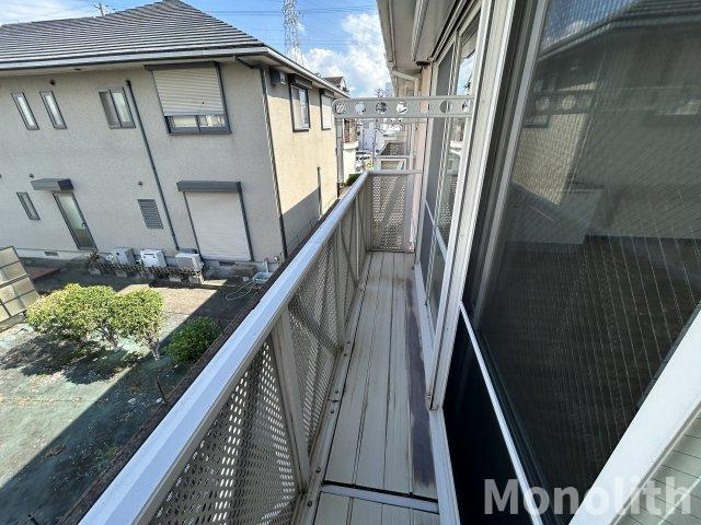 ハイツ藤のバルコニー