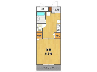 エポック甲子園口の間取り