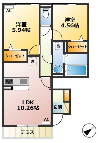 aise villageの間取り