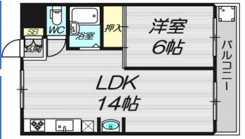 みささぎコーポの間取り
