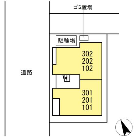 CASA de MaNa 吉祥寺の区画図