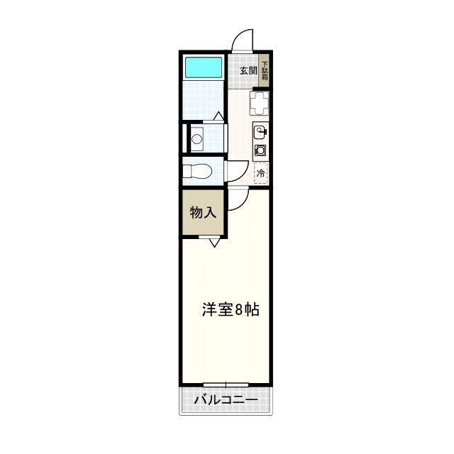 ハーフムーンの間取り