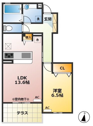 シルフィッド Sの間取り