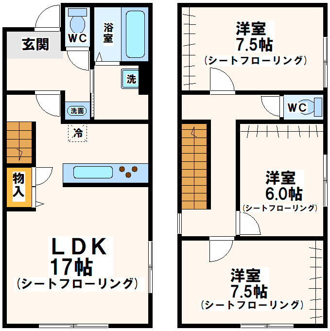 Ｋｌｅｉｎ　Ｈａｕｓの間取り