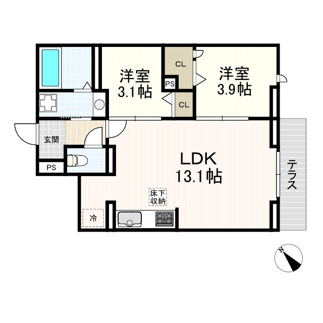 グラナーデ石神井台の間取り