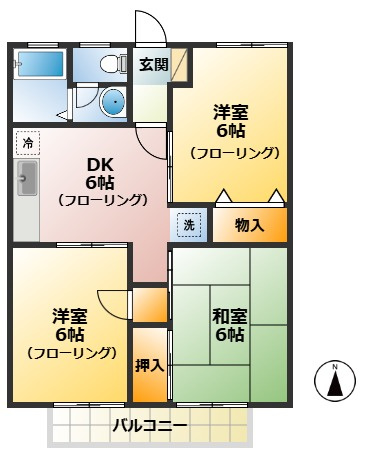 エミネンス 壱番館の間取り