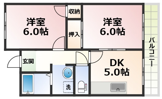 アリアの間取り