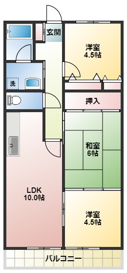 ボナールタカシの間取り