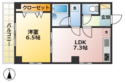 イレール並木の間取り