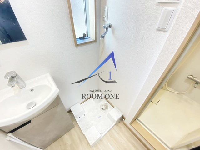 サンコート品川の設備|洗濯機置き場です。