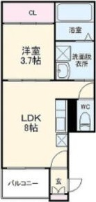 ハーモニーテラス八熊の間取り
