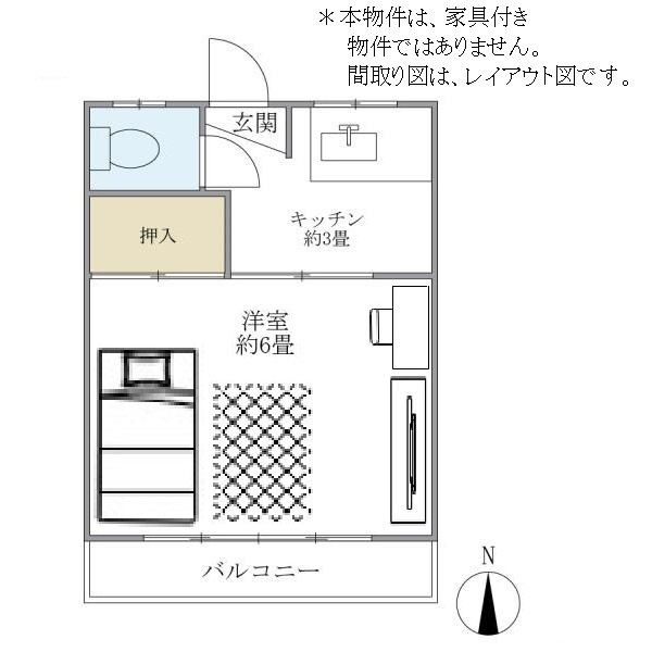 青晴荘の間取り