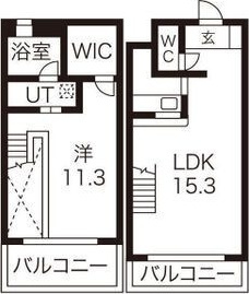 HERBE入船の間取り