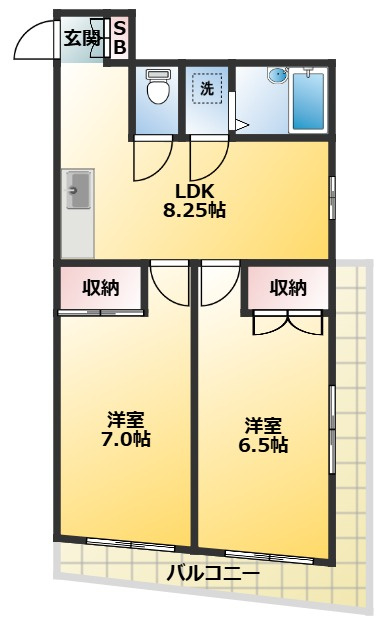 パラスト高円寺の間取り