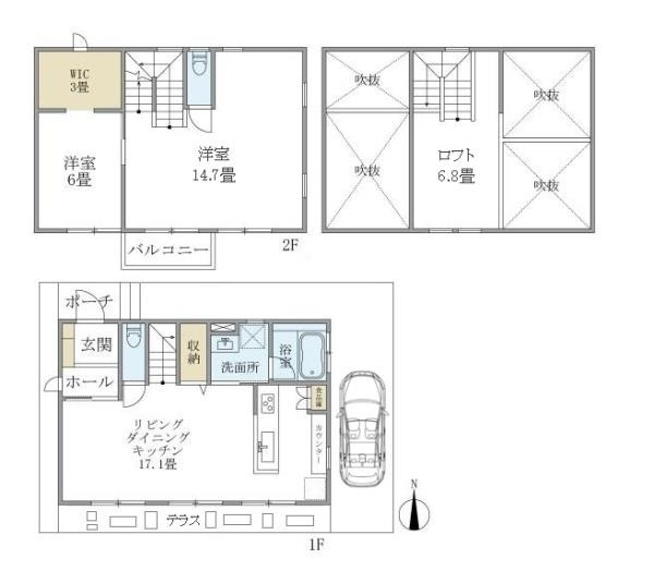 メヌエット杉並の間取り