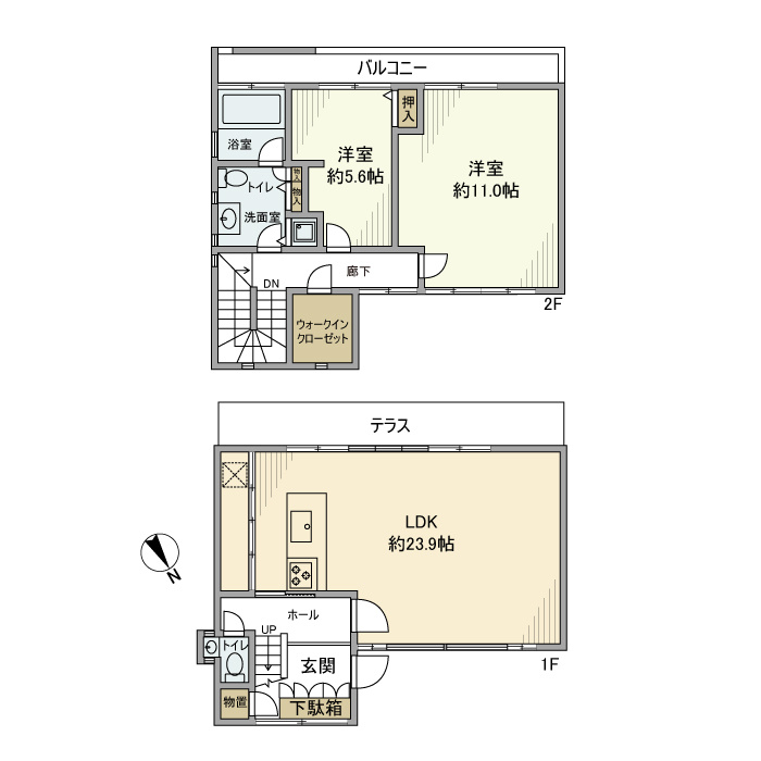 久我山戸建の間取り