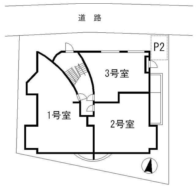 三鷹市新川６丁目の賃貸マンションの区画図