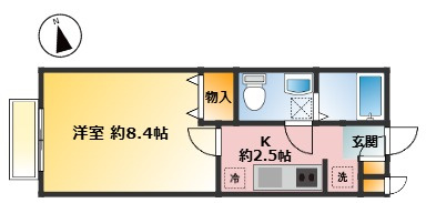 ソレーユ宮前の間取り