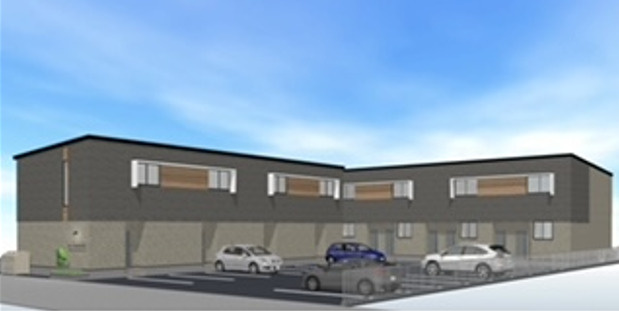 メルヴェイユ　Bの外観パース
