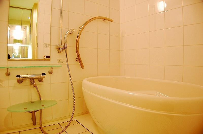 CITY　SPIRE桜川Ⅰの浴室|マスターズ・レジデンス桜川Ⅰ　エッグバスは快適
