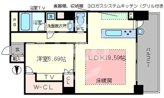 【間取り】 | アマデウス北堀江 | アマデウス北堀江