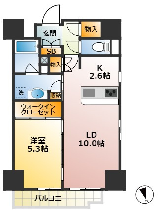 杉並区西荻北３丁目の賃貸マンションの間取り