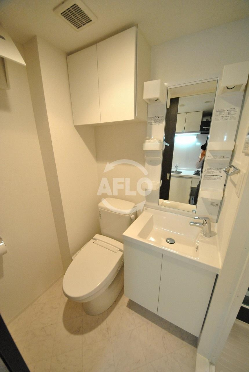 ステージグランデ堺筋本町の独立洗面台|ステージグランデ堺筋本町　独立洗面化粧台