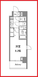 【間取り】 | グランパセオ田端Ｂ