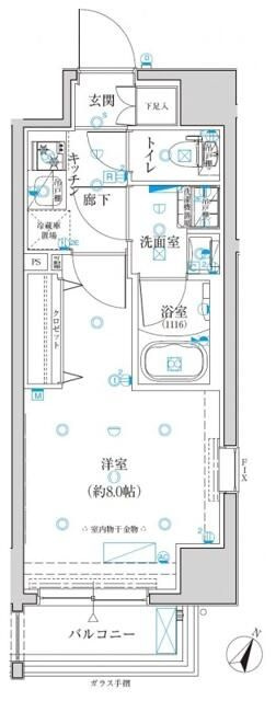 クレイシア板橋蓮沼の間取り