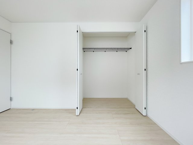 新築戸建・新築建売　矢吹町八幡町　善郷小・矢吹中の収納|全居室収納完備！収納が多いとお部屋もスッキリ！お荷物が多くても安心です！