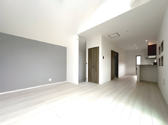 練馬区石神井台1丁目　都立公園徒歩3分　機能的な新築戸建の居間・リビング