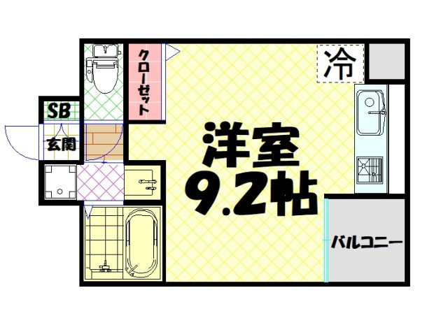 【間取り】 | ラナップスクエア難波南