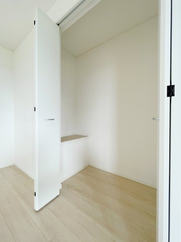 新築戸建・新築建売　矢吹町八幡町　善郷小・矢吹中の収納|クローゼット収納は各部屋についています！